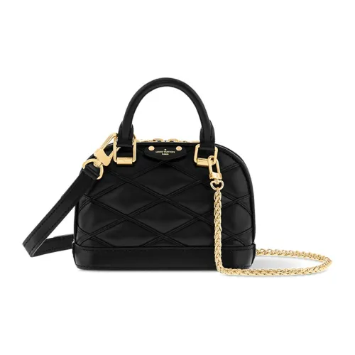 LOUIS VUITTON Lambskin Crossbody Shoulder Bag Travel Bag Extra Mini Women's Black