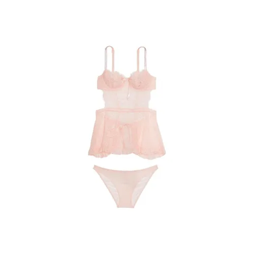 Victoria's Secret Комплект нижнего белья с подарками женское розовый