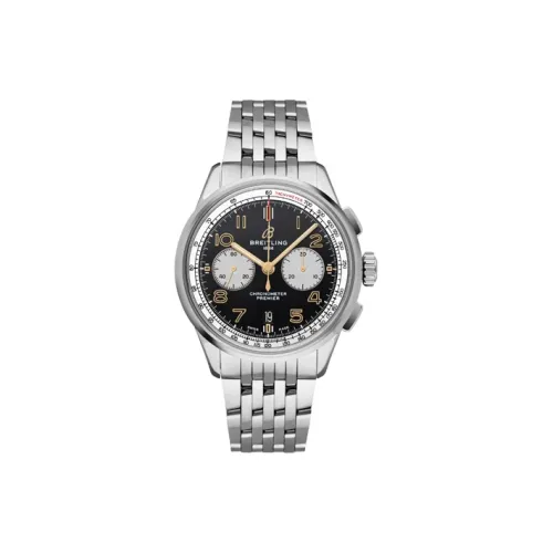 BREITLING Автоматический Механический Механизм Мужские Часы 42мм*13,65мм Черный