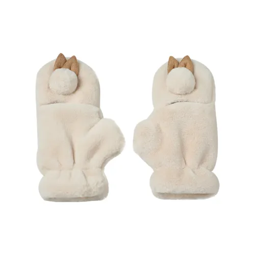 YOUYOULAN Полиэстеровый трикотаж Перчатки Женские