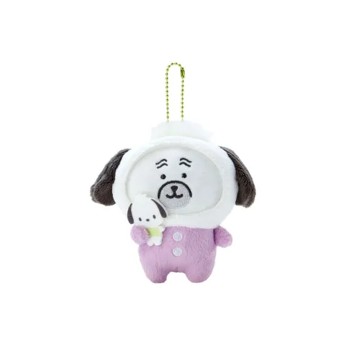 Санрио Покаччо Nagano Friends × Sanrio Characters HABA Собака Талисман Куклы Плюшевый Брелок 11 см Рекомендуемая высота