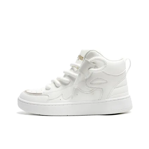 PLAY COBBLER MID Топ Кроссовки для скейтбординга Унисекс Белый