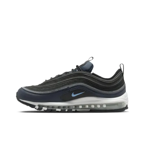 Nike Air Max 97 'Черный Racer Синий' Низкий Топ Спортивная Повседневная Обувь Женская Черная