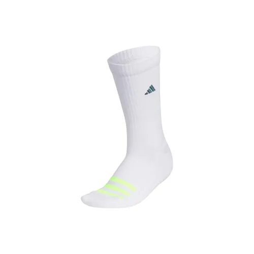 Adidas Белый/Арктический синий/Яркий Лимон Женские Носки MID до икры