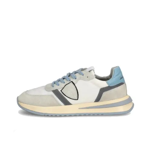 PHILIPPE MODEL Tropez Low Топ Повседневная обувь Мужская Серый Синий