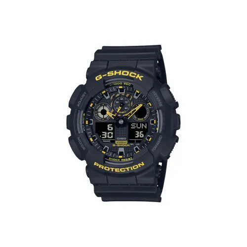 CASIO Кварцевый механизм Мужские часы серии Liquid Crystal Analog Dual Display 51 мм * 55 мм * 17 мм черный