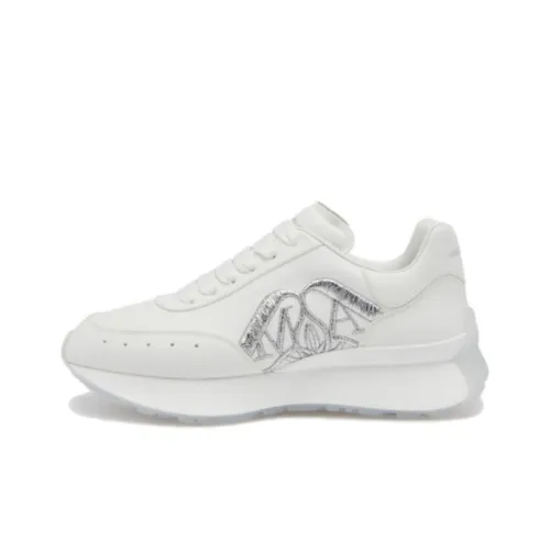 Alexander McQueen Sprint Runner Повседневный Низкий Топ Белый Женский