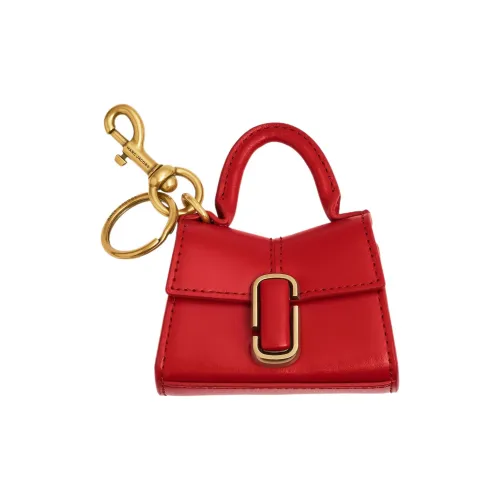 MARC JACOBS Гладкая кожа Подвеска Аксессуары для сумок Экстра мини Женские Настоящий красный