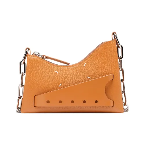 Maison Margiela Snatched с рельефной телячьей кожей хобо-сумка сумка через плечо женская апельсин