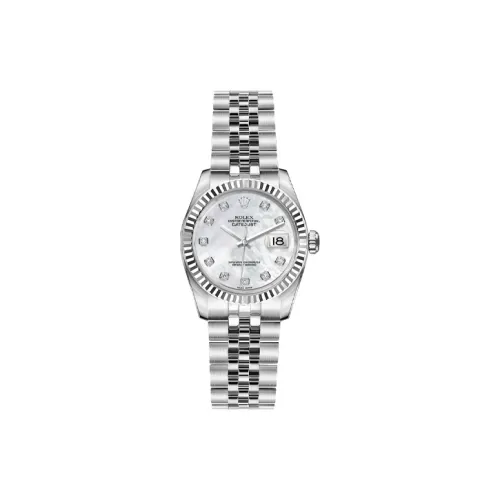 ROLEX Автоматический Механический Movement Женские Women's Apparel Log Series Часы 26 мм Серебряные