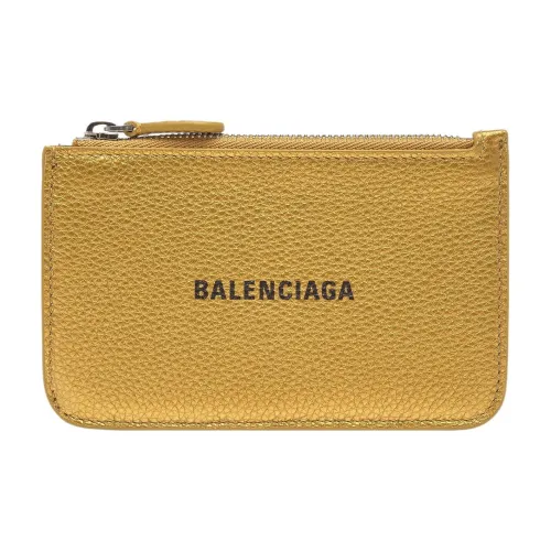 Balenciaga Телячья кожа Держатель для карт Держатель для карт Большой Женский Золотой