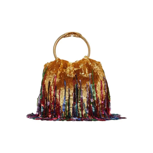 Вышивка Valentino Bucket Bag Small Women's Gold Multicolor