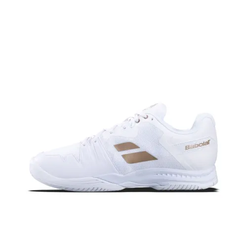 Babolat Теннисные Кроссовки Низкие Белый/Золото Мужские