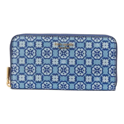 Kate Spade Покрытый холст Кошелек Женские Синий