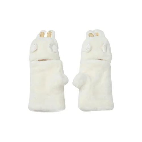 YOUYOULAN Полиэстеровый трикотаж Перчатки Женские