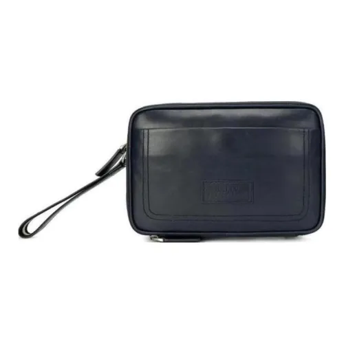 BALLY Натуральная кожа Клатч Мужской Темно-синий