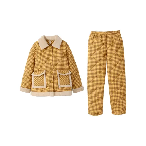 Aannsfam A Светло-желтый Женские Пижамные Комплекты