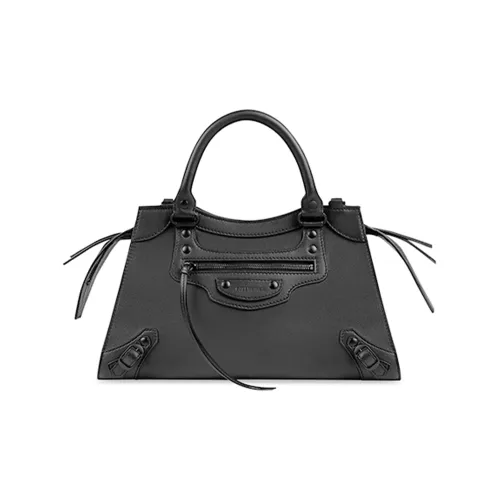 Balenciaga Neo Classic Коровья кожа Сумка через плечо Сумка Маленькая Женская Черная