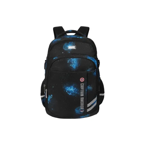 Disney × Marvel Collaboration Полиэстер Рюкзак Большой Унисекс Captain America Starry Синий Iron Man Серый Spider Man Серый