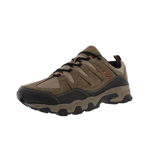 FILA Midland Rugged Trail Амортизация Легкий Низкий Топ Уличная Обувь Мужская Коричневый