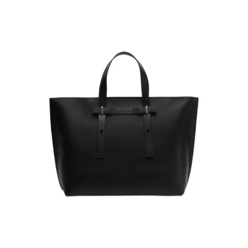 Furla GRAIN LEATHER Тоут Сумка Сумка для покупок Сумка Большая Женская Черная