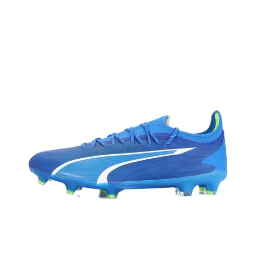 PUMA Ultra Ultimate AG Искусственная трава FG Твердый грунт Дышащие футбольные бутсы Унисекс Синий