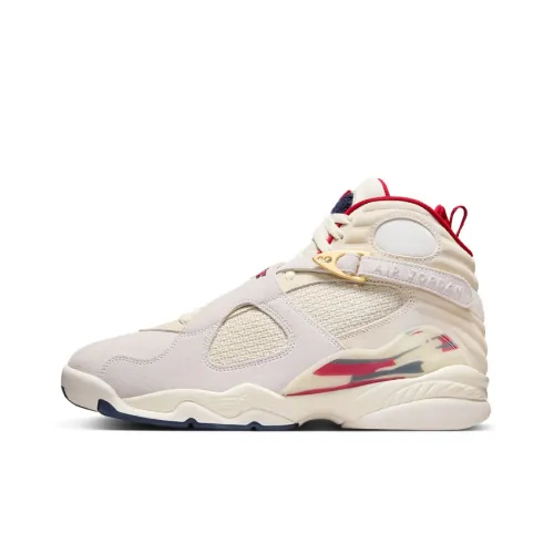 SoleFly x Jordan Air Jordan 8 'MI Casa ES Su Casa' Амортизация MID Топ Винтажные баскетбольные кроссовки Мужской Белый