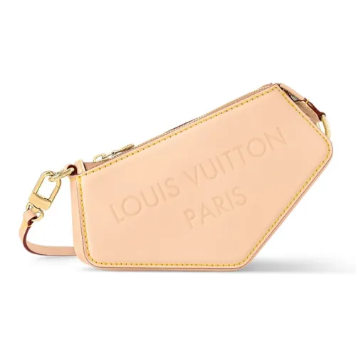 LOUIS VUITTON Кожа Сумка Сумка через плечо Маленькая Женская Светло-Коричневая