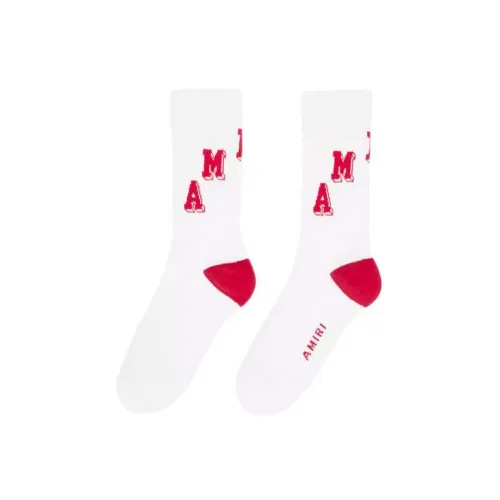 AMIRI Белые Мужские Носки MID до икры