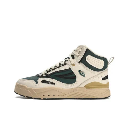 FILA Высокие Кроссовки для Скейтбординга Женские Ботанический Сад Зеленый Пена Белый