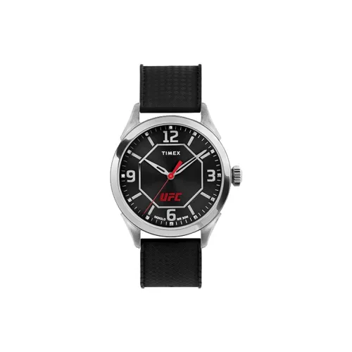TIMEX UFC совместная модель Коллаборация Athena Collection Наручные часы Кварцевый механизм Силиконовый ремешок 42 мм