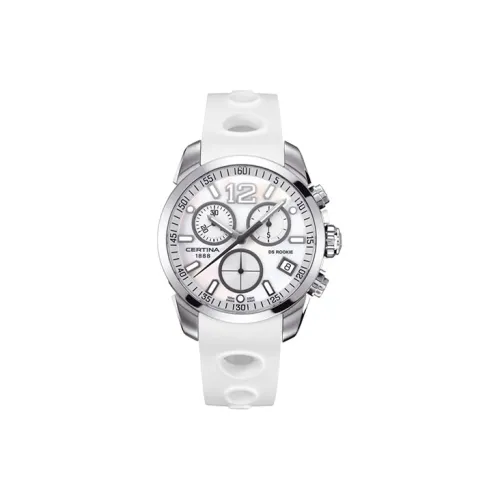 Certina Кварцевый механизм Мужские часы Часы 40 мм Жемчужная раковина Циферблат часов Цвет Корпус из нержавеющей стали