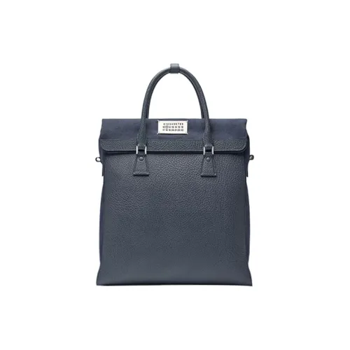 Maison Margiela 5AC Телесная кожа с текстурой Рюкзак Сумка через плечо Сумка для женщин Темно-синий