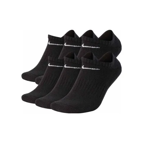 Низкие носки Nike унисекс 6 пар черные
