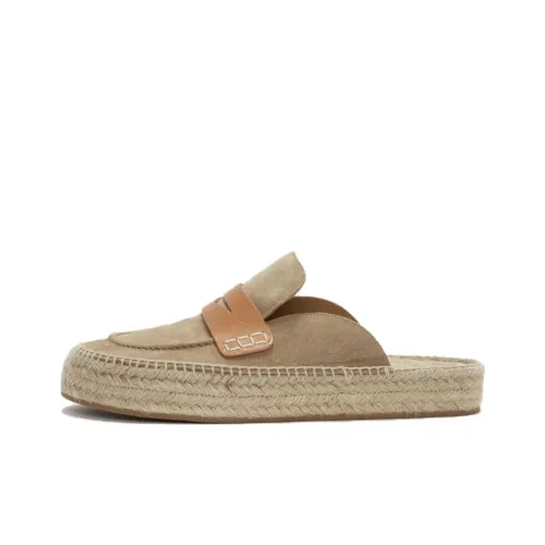 JW Anderson Резиновая подошва Домашние тапочки Мужские Бежевые