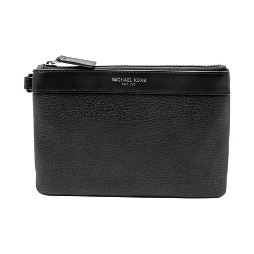 MICHAEL KORS Кожа Путешественная Сумка Клатч Маленький Мужской Черный