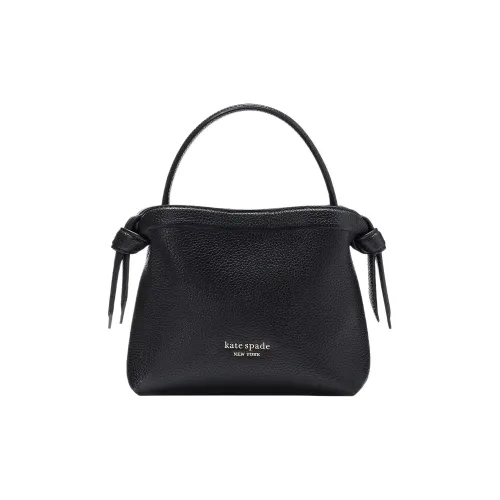 Kate Spade Knott Litchi Grain Leather Crossbody Bag Mini Shoulder Bag Women's Black