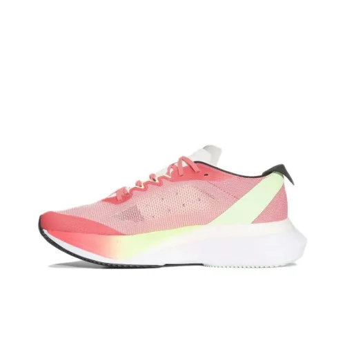Adidas Adizero Boston 12 Устойчивый к истиранию Дышащие Низкие Беговые кроссовки Женские Розовые