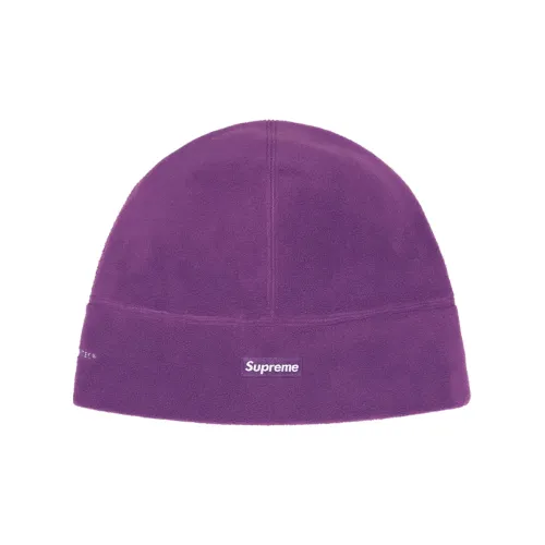Supreme Fleece Beanies Unisex Purple