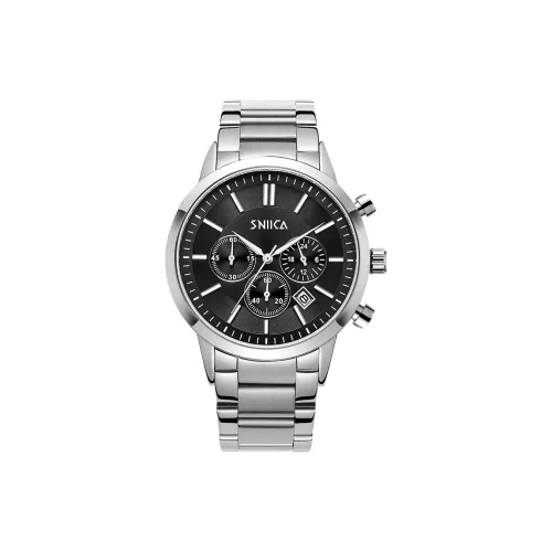 SNIICA Кварцевый механизм Мужские часы 43mm*43mm*10mm Черный