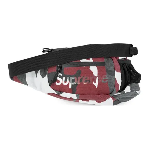 Supreme Полиэстер Через плечо Бананка Обычный Женский Красный