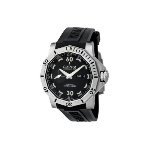 Corum Автоматический Механический Механизм Мужские Часы 46мм*14мм Черный