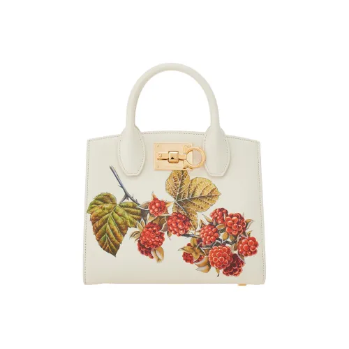 FERRAGAMO Studio Мягкая Телячья Кожа Сумка через плечо Сумка Маленькая Женская Многоцветная