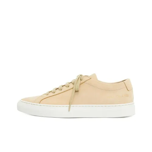 COMMON PROJECTS Original Achilles Low Скейтборд Кроссовки Низкие Топ Желтые Женские