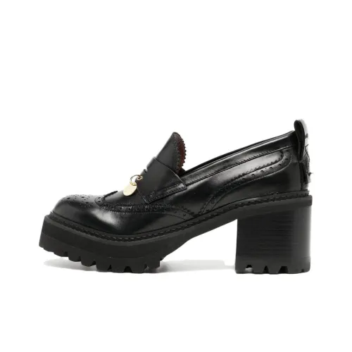 See By Chloe Лоферы 6,5 см Женские Черные