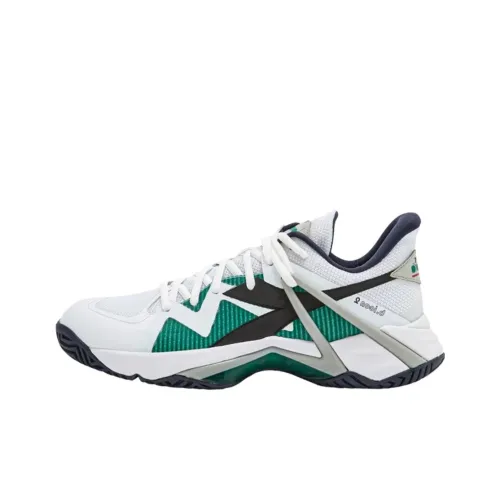 DIADORA Беговые кроссовки MID Топ Зеленый Белый Мужской