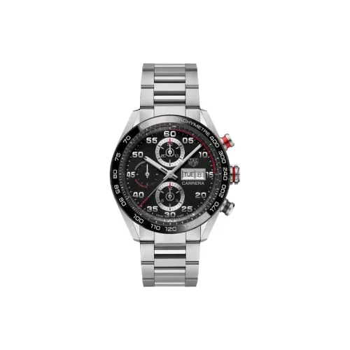 TAG Heuer Carrera Collection Автоматический Механический Механизм Мужские Часы Часы 44 мм Черный Циферблат