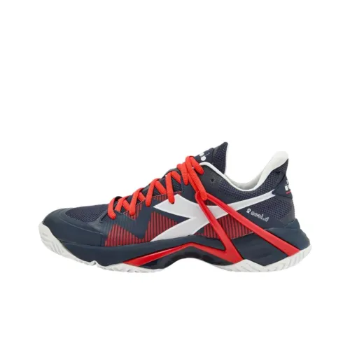 DIADORA Беговые кроссовки MID Топ Синий Красный Мужской