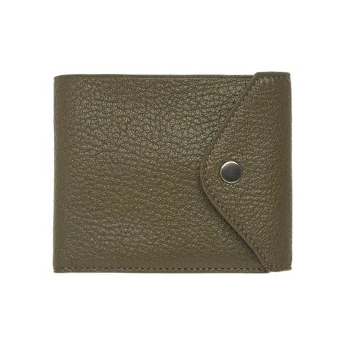 Lemaire Козья кожа Кошелек Унисекс Garlic Аромат Зеленый