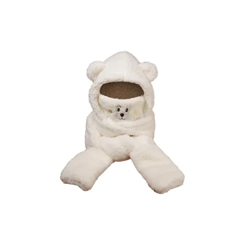 XNKW Овечья шерсть Капюшоны и плюшевые шапки Унисекс